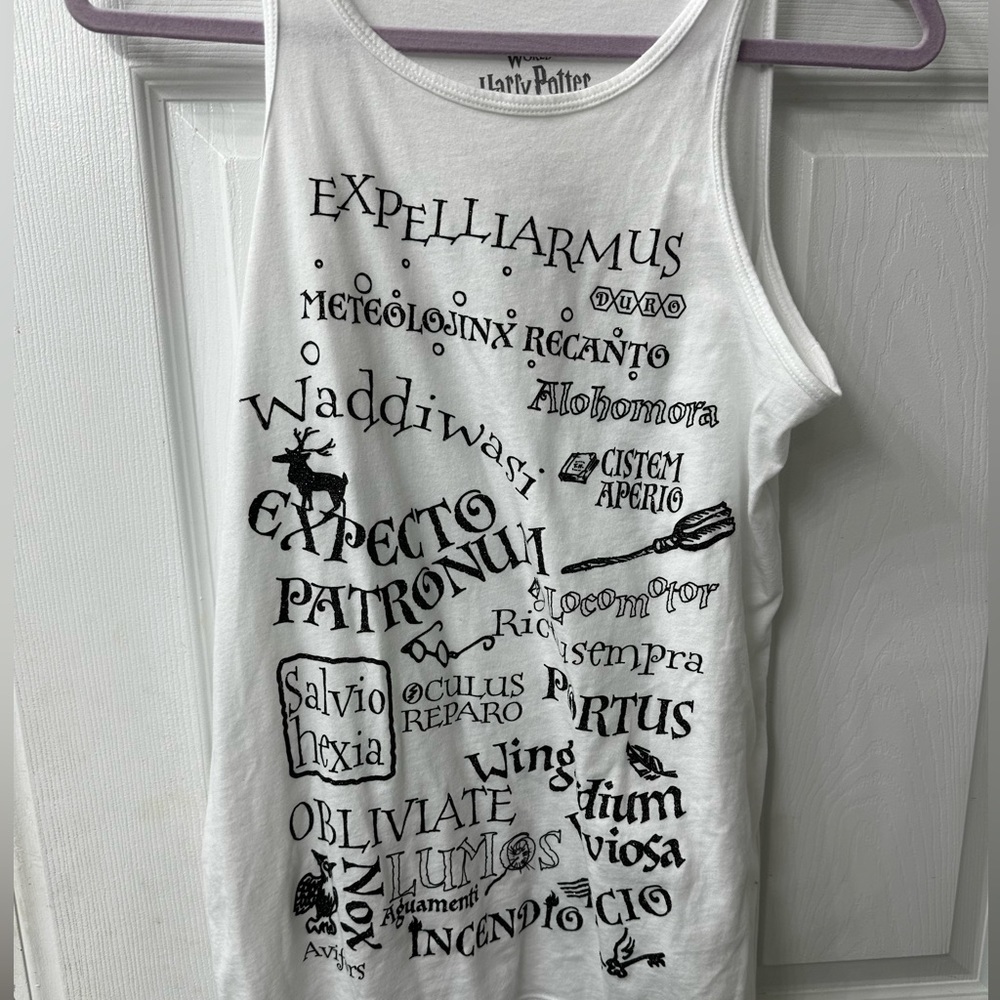 Harry Potter Spells women’s tank top